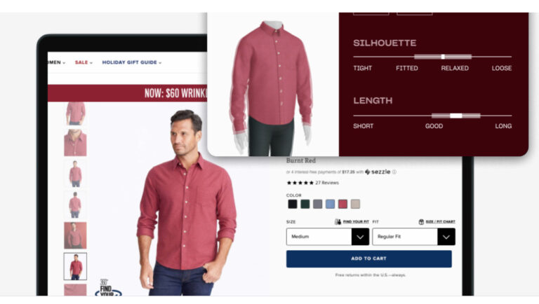 Far provare gli abiti con gli avatar in 3D: Gap adesso lo fa con la startup Drapr