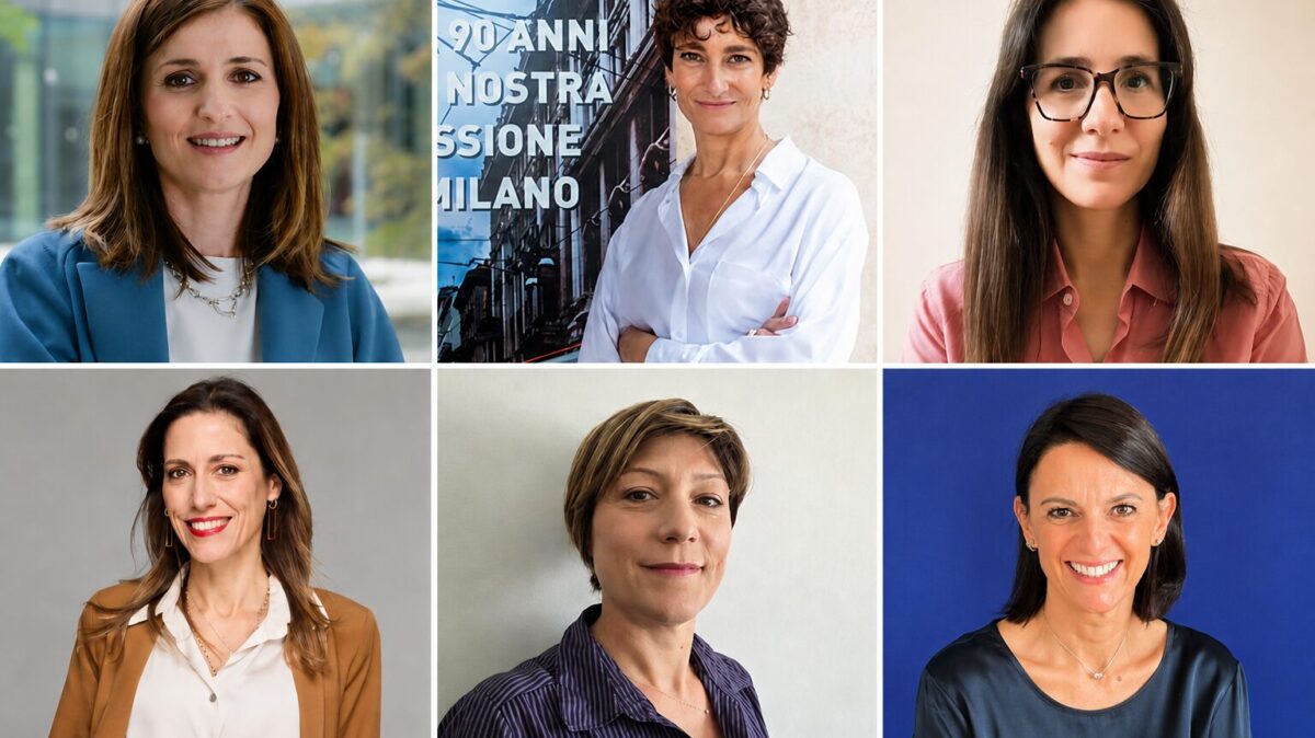 Le partecipanti al convegno: AI e lavoro