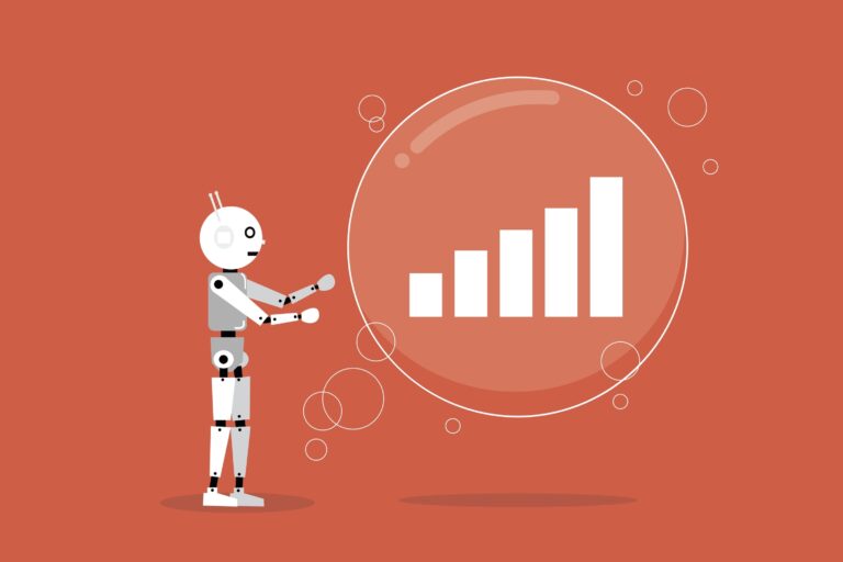Artificial,Intelligence,Present,Graph,With,Market,Growth.,Present,Company,Growth,