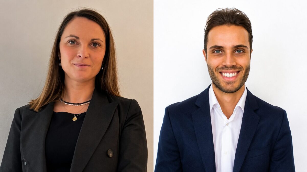 Maria Francesca Fabris, Group Transformation & Digital Innovation Executive Director, e Mattia Corazzolla, Head of Innovation di Banca Finint