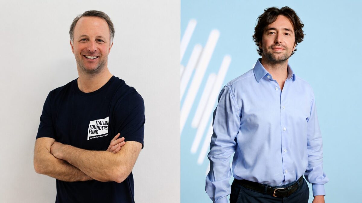 Da sinistra a destra: Lorenzo Franzi, Partner di Italian Founders Fund e Francesco Fumagalli, Funding Partner di Koinos Capital SGR