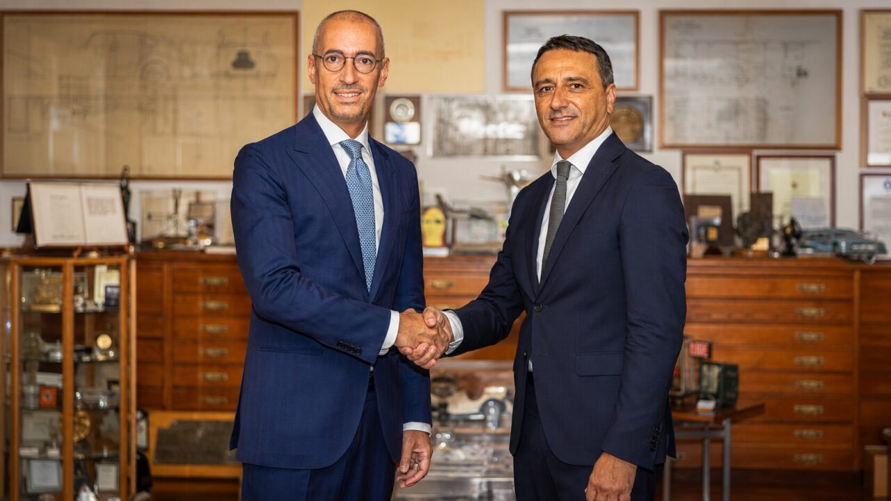 Da sinistra Antonio Liotti, Chief People & Organization Officer di Leonardo e Marco Fischetto, Direttore della Divisione Pubblica Amministrazione di Microsoft Italia