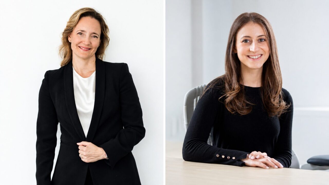 Da sinistra Tanja Dowe, Managing Director di Angelini Ventures e Sarah Fox di Angelini Ventures