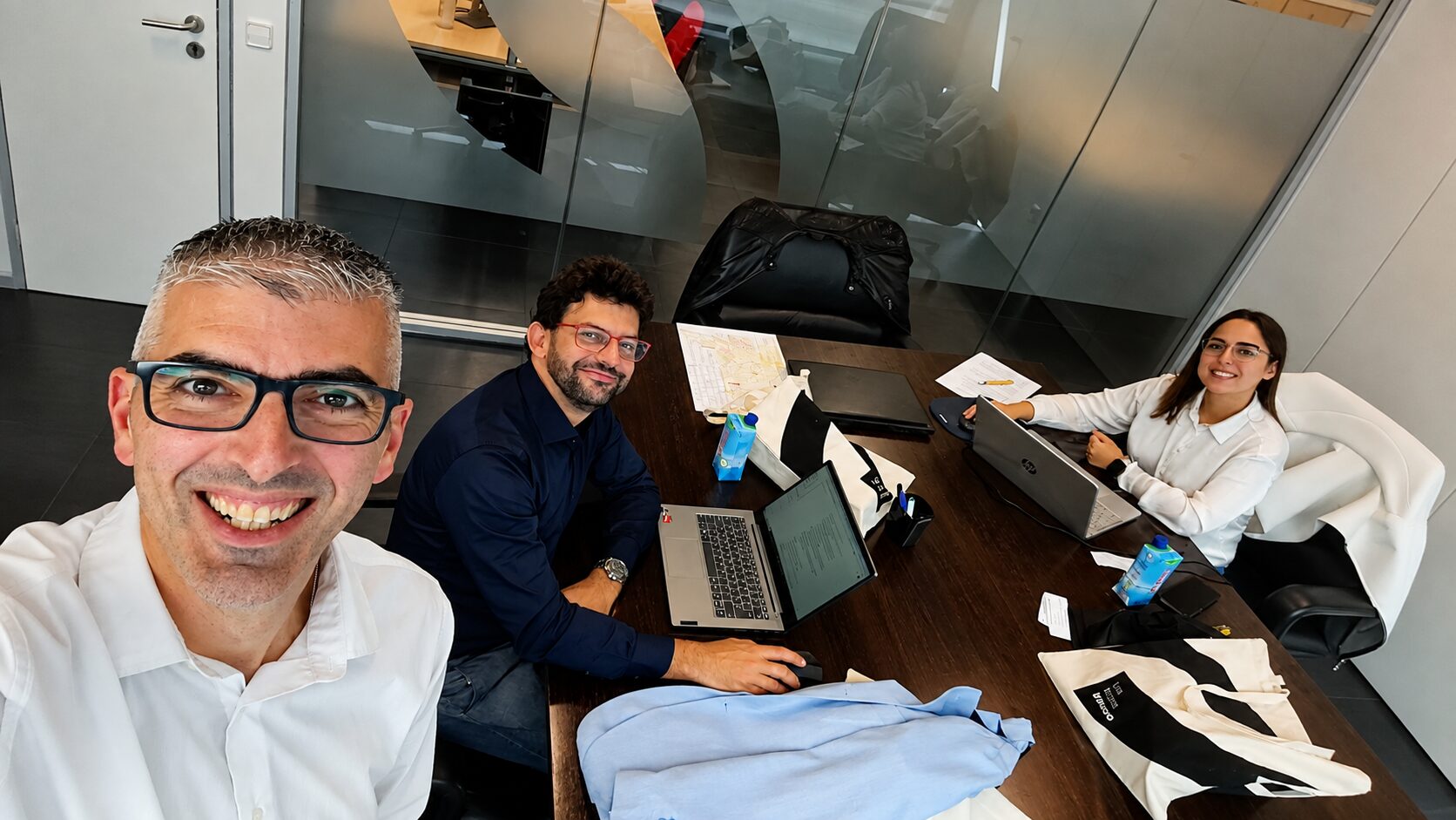 I tre founder di Loki: Francesco Papa, Giovanni Vecchione e Caterina Lia