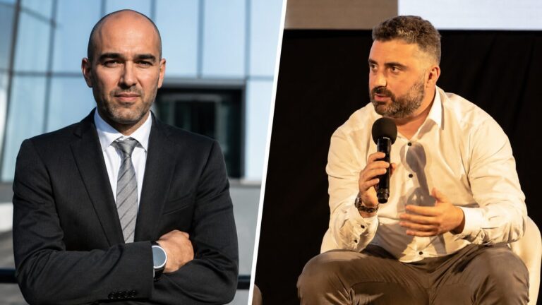 Da sinistra, il CEO di Aruba, Stefano Cecconi, e il CEO di Abinsula, Andrea Sanna