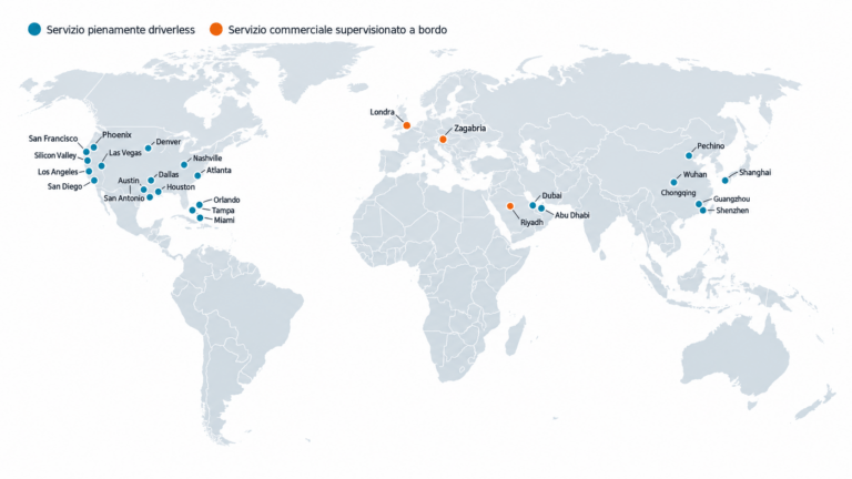 rOBOTAXI NEL MONDO