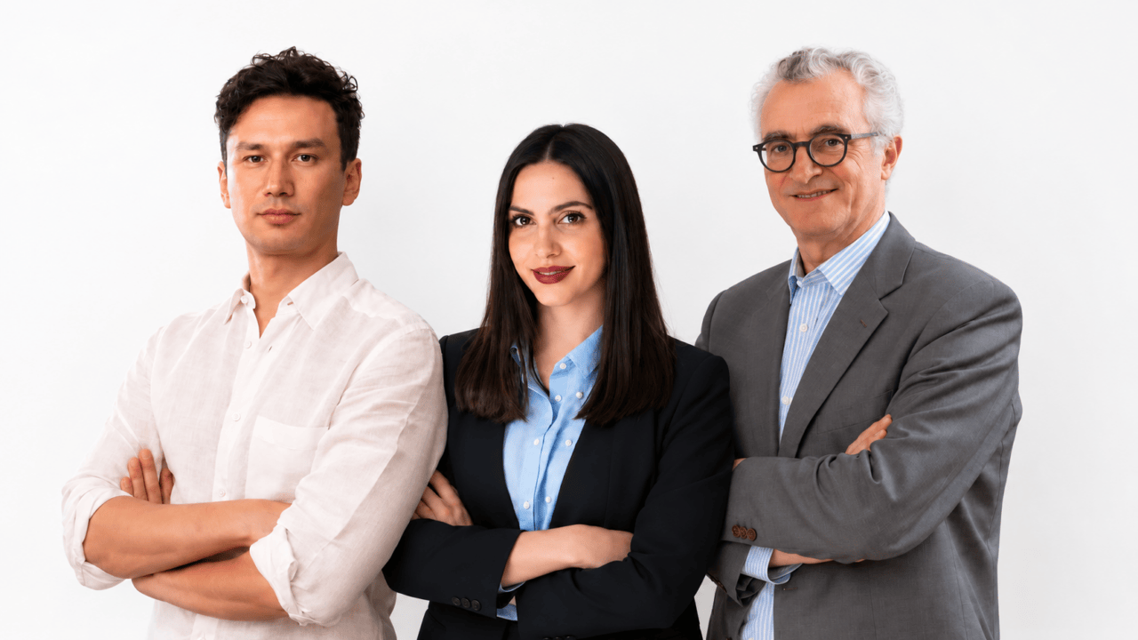 Giulio Montoli, Luigi Capello e Giulia Fazzini
